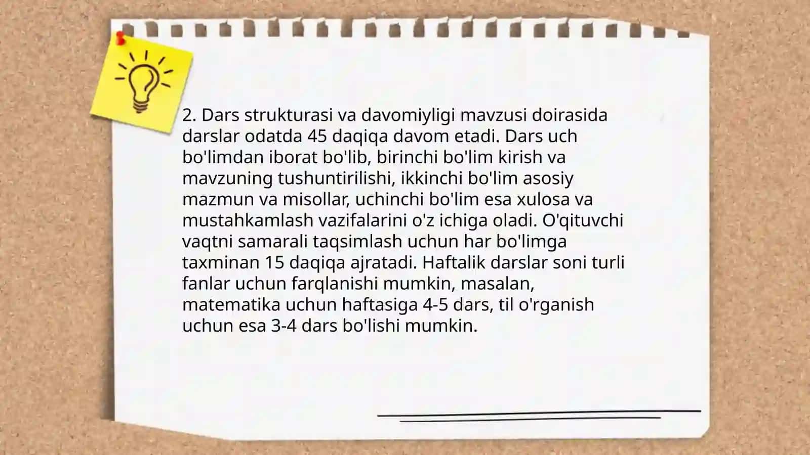 1 sinf tarbiya darsligini tahlil qilish 4
