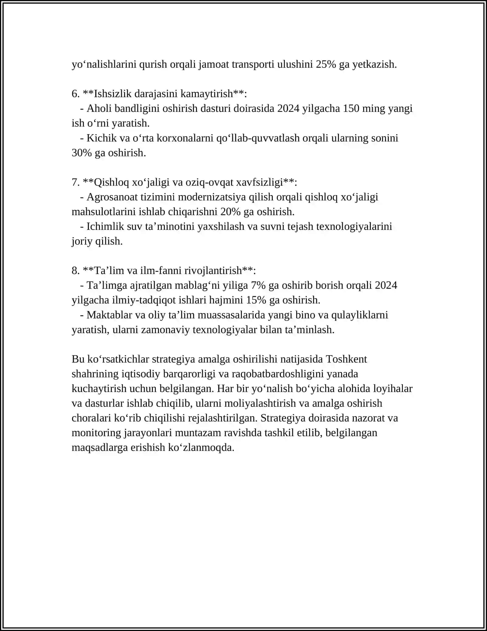TOJIKISTON DAVLATINING 2019-2024 YILLARDAGI IQTISODIY DARAJASI 4