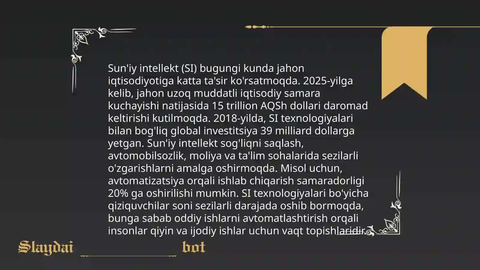 Texnologiyaning jadal rivojlanishi 4