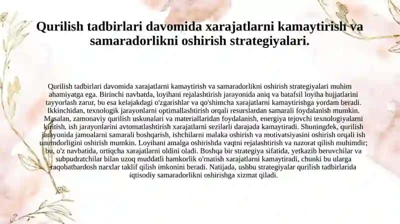 Binovainshootlar rekonstruktsiyasi loyihasi 4