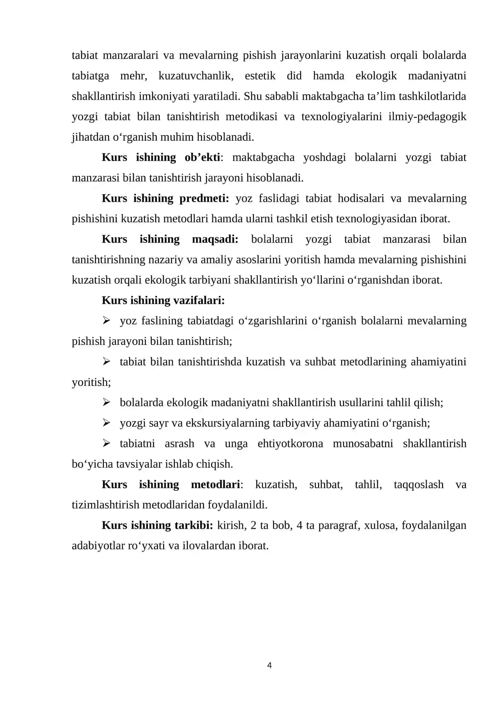 Yozgi tabiat manzarasi bilan tanishtirish, mevalarini pishishini kuzatish 4