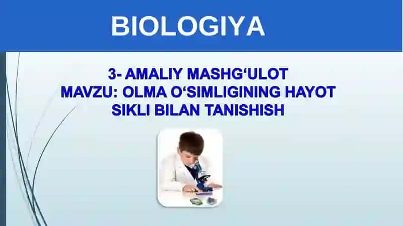 BIOLOGIYA 5- sinf O‘SIMLIK NOMINI TOPING? 4