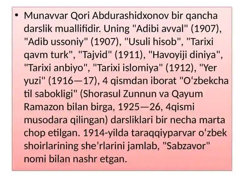 MunavvarQoriAbdurashidxonovasarlaridao’qituvchilarningpedagogikmahoratlarinishakillantrishmasalalari 4