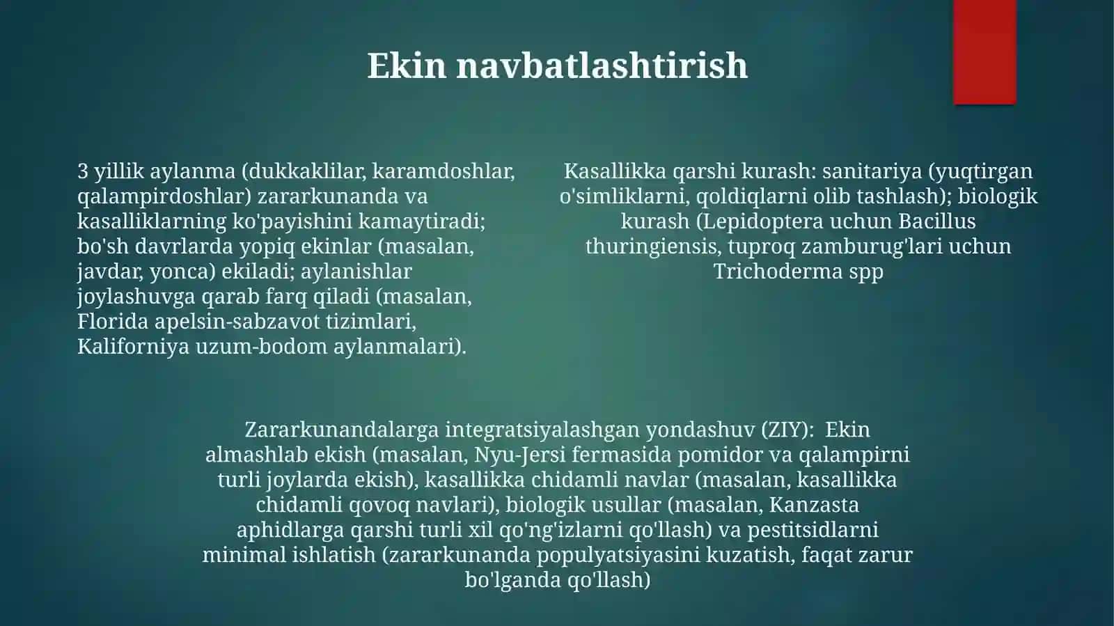 Sabzavot va poliz ekinlari kasalliklariga qarshi kurash usullari 4