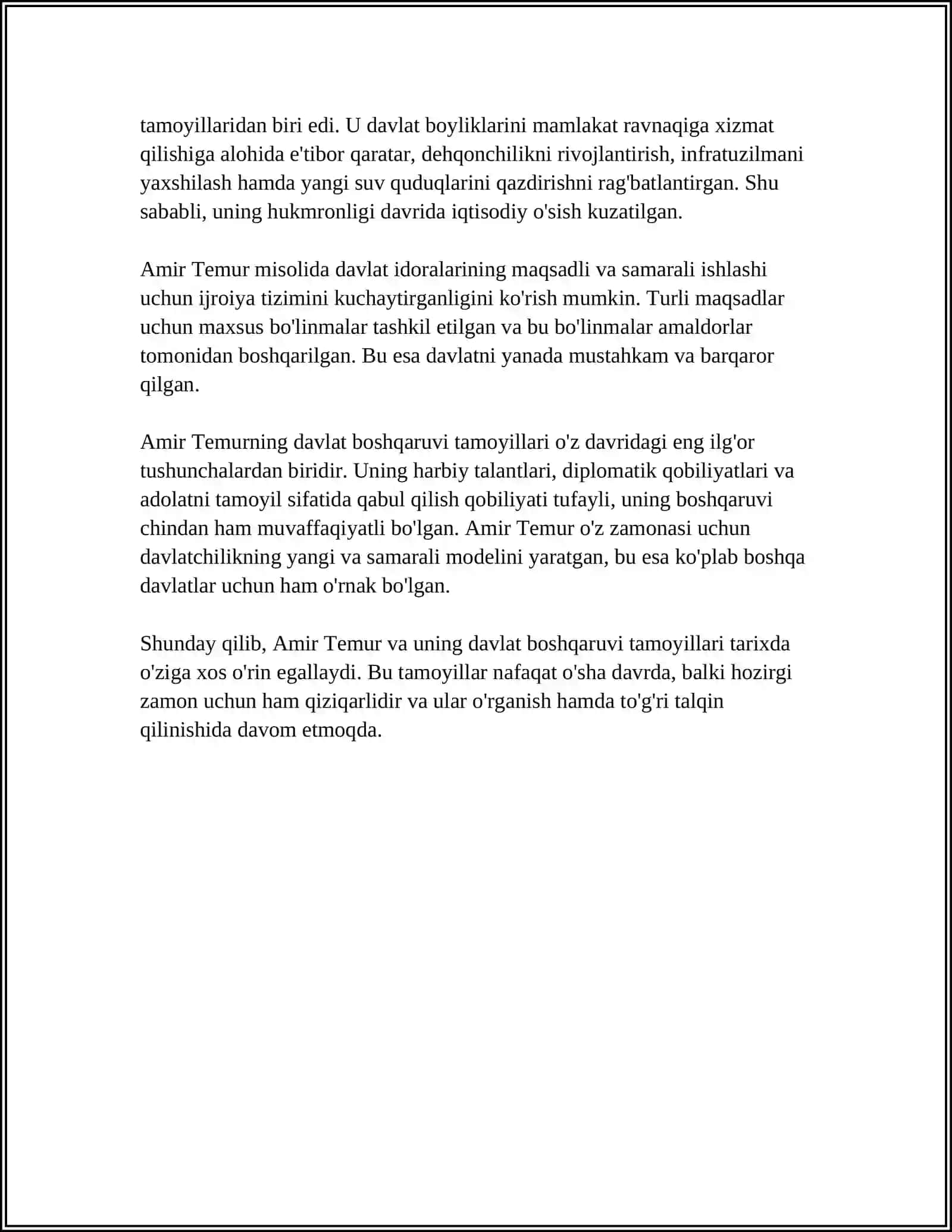 AMIR-TEMUR BUYUK DAVLAT ARBOBI 4