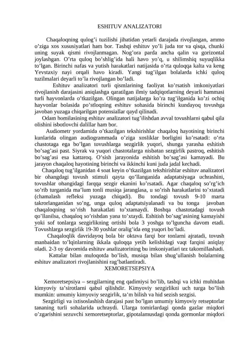 Bolalardagi Analizatorlar Faoliyatining Xususiyatlari 4