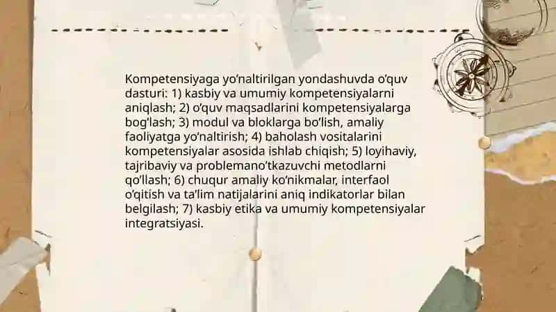 Maxsus fanlarni o’qitish mazmuni 4