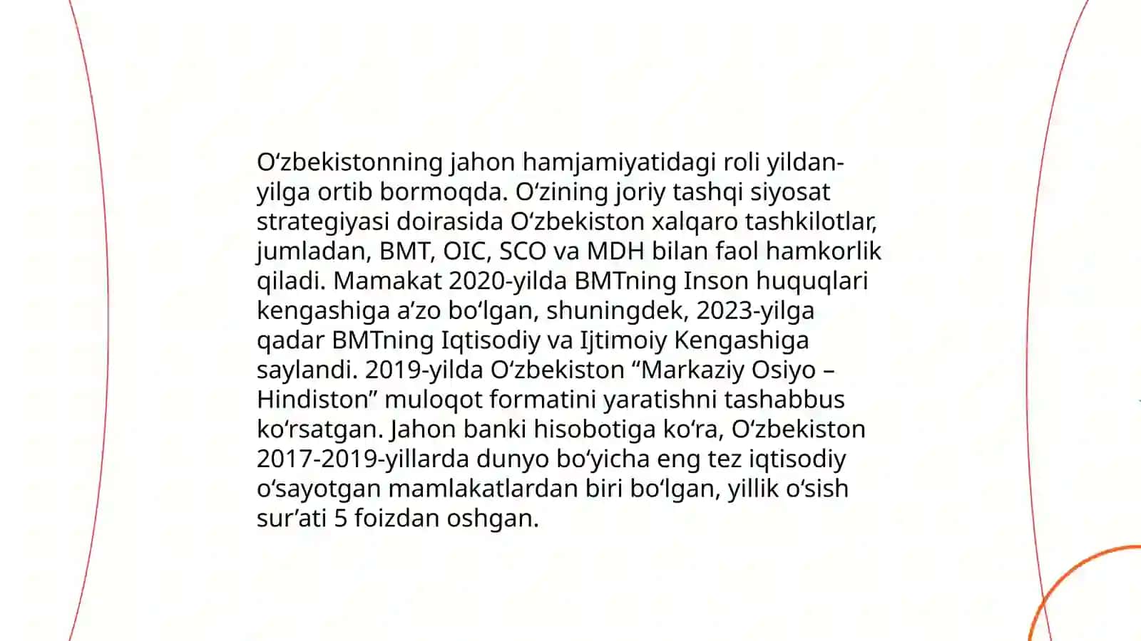 O'zbekiston va jahon hamjamiyati 4