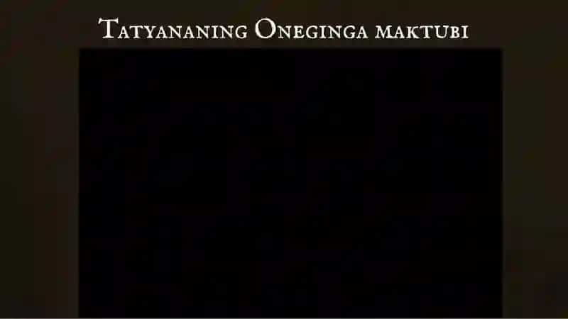 Yevgeniy Onegin 4