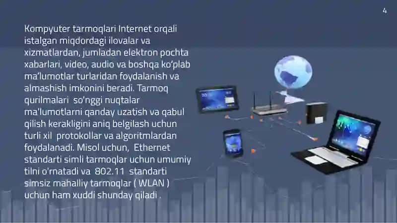 Kompyuter tarmoqlari va standartlashtirish 4