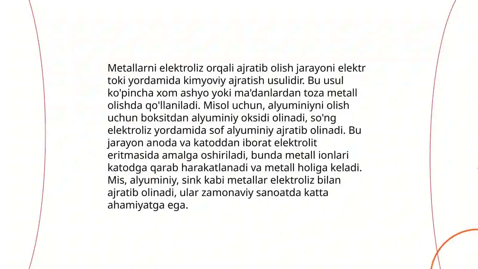 Elektroliz jarayoni va karoziyani oldini olish 4