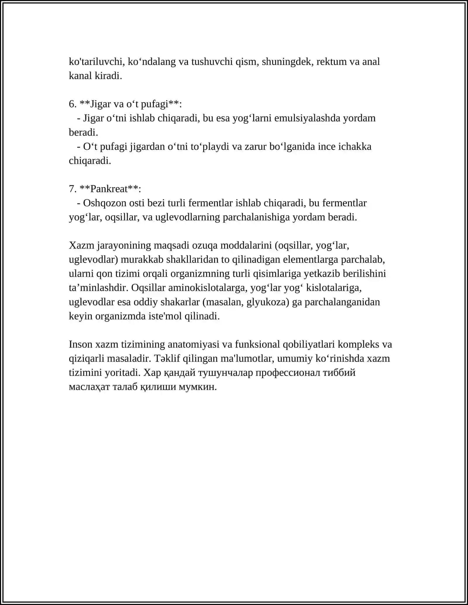 XAZM TIZIMI FILOGENEZI VA BUZILISHLARI 4
