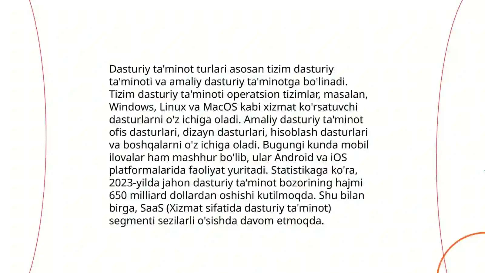 Axborot jarayonlarining apparat va dasturiy ta'minoti 4