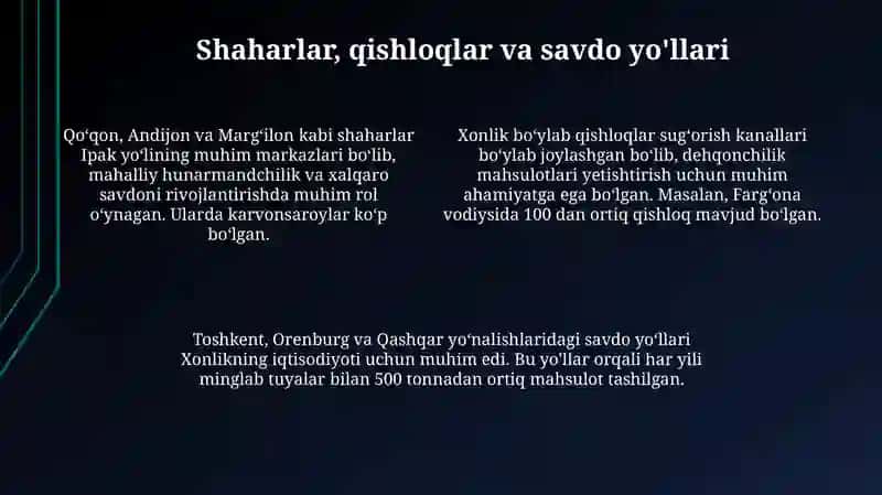 Qo`qon Xonligi tarixiy geografiyasi 4