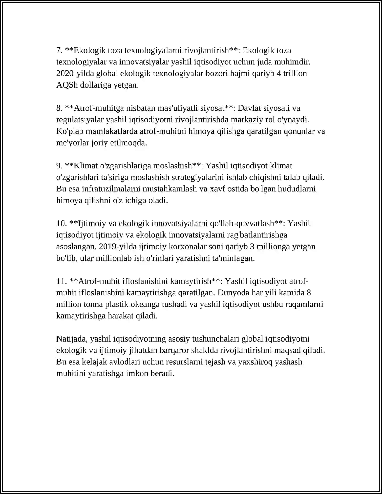 YASHIL IQTISODIYOTNING AXBOROT RESURSLARI 4