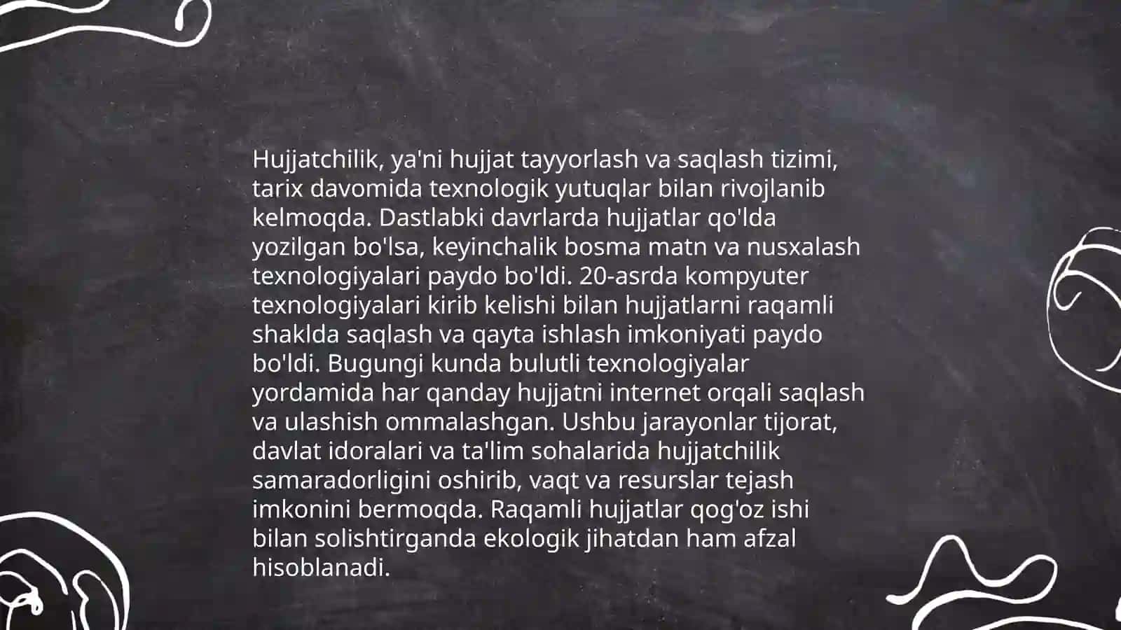 Hujjatchilik tarixi.Hujjat turlari 4