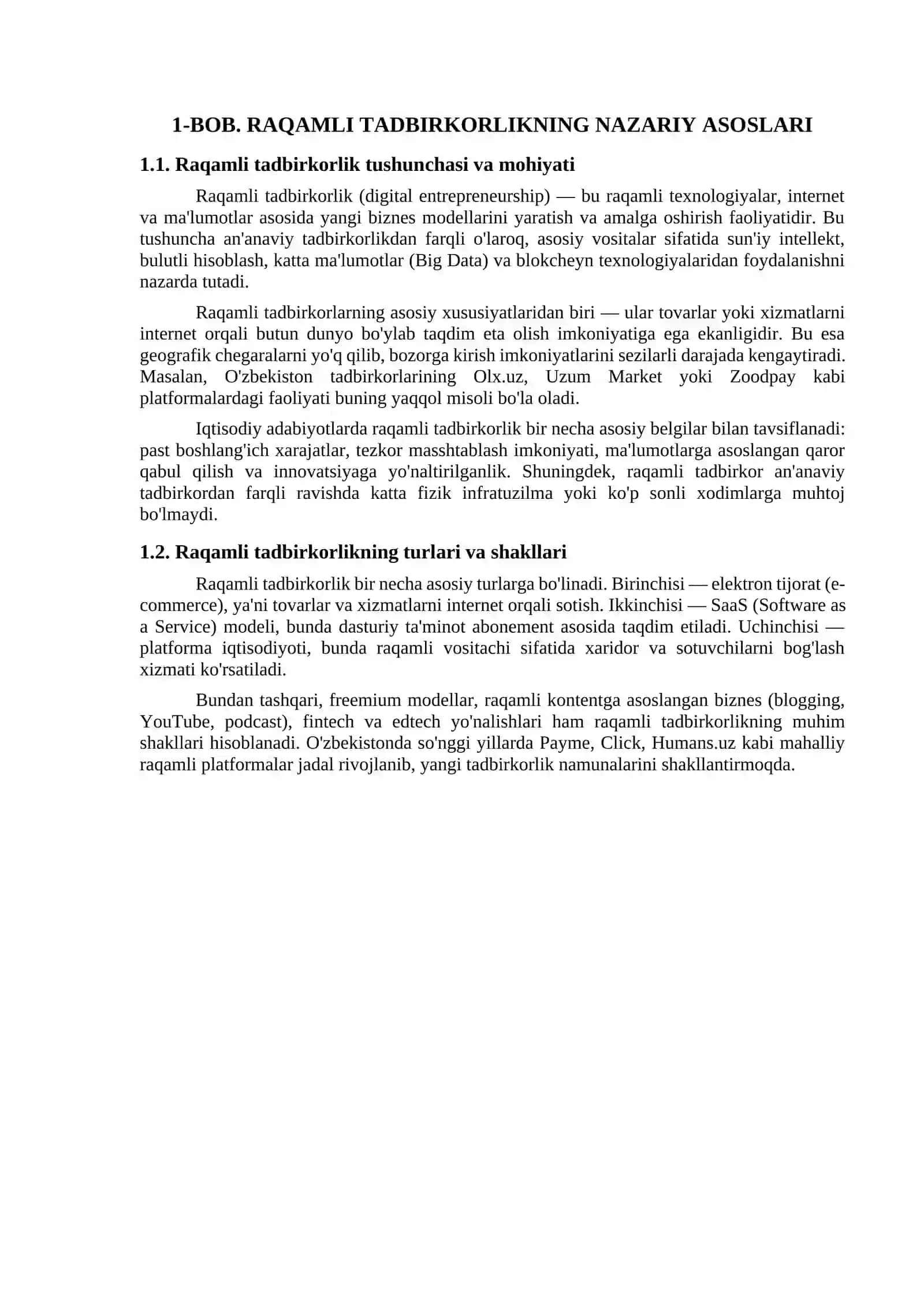 Raqamli tadbirkorlik va uning rivojlanish istiqbollari 4