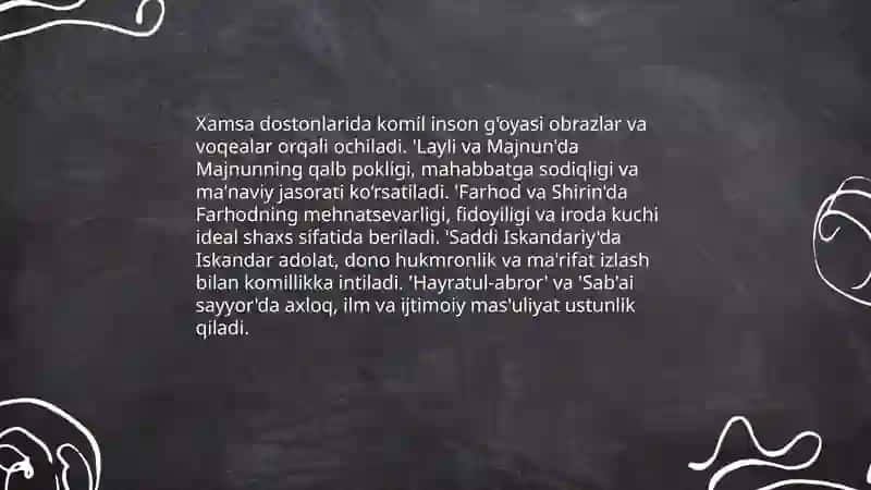 Alisher Navoiyning asarlarida komil inson g'oyasi 4