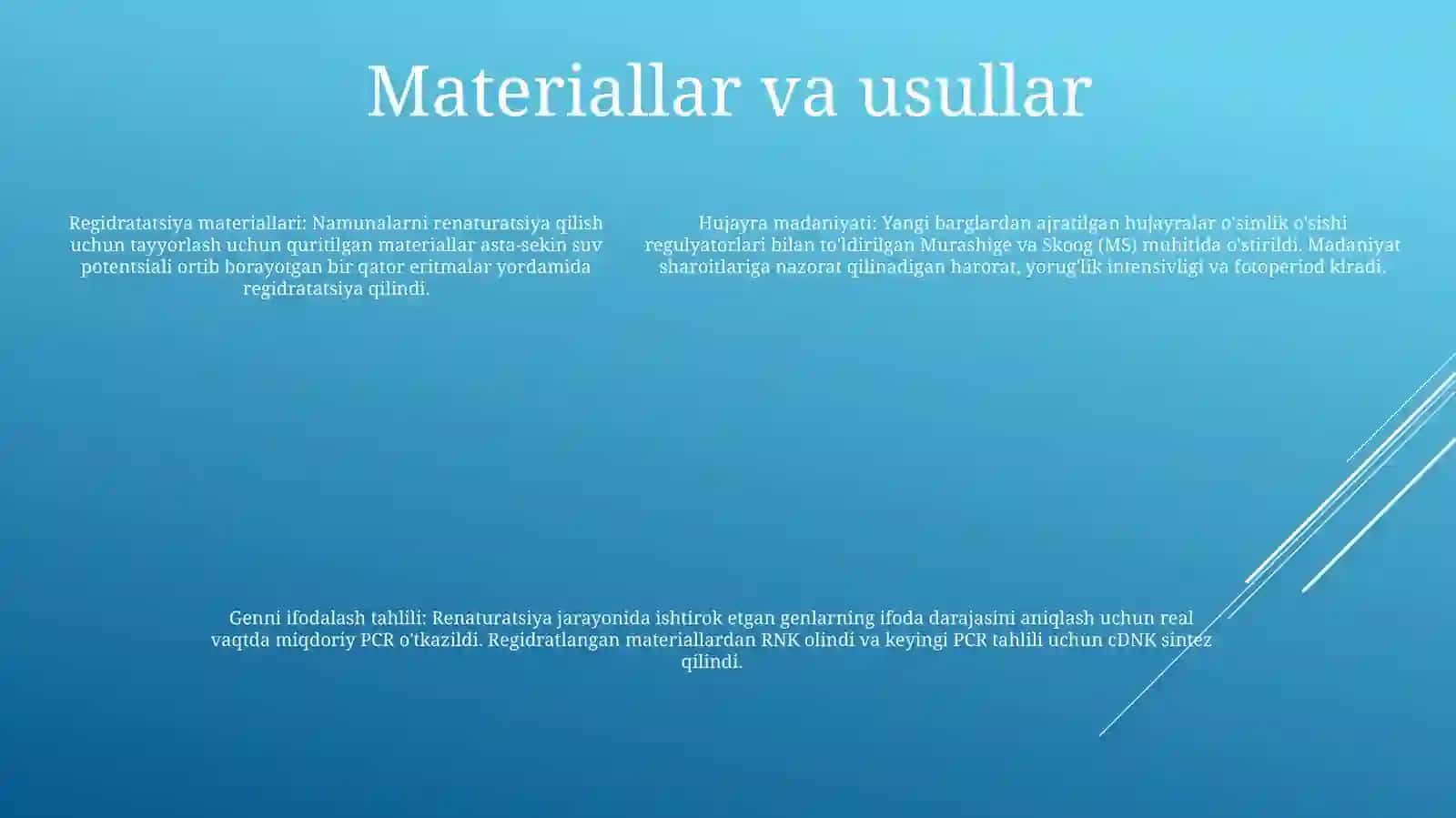 Turli Moddalarni Renaturatsiya Jarayoniga Ta' Siri 4