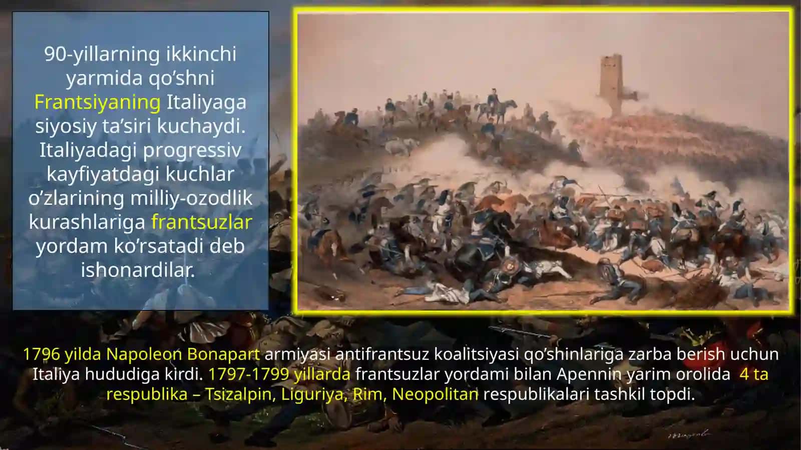 ITALIYA XVI ASR IKKINCHI YARMI – XX ASR BOSHIDA 4