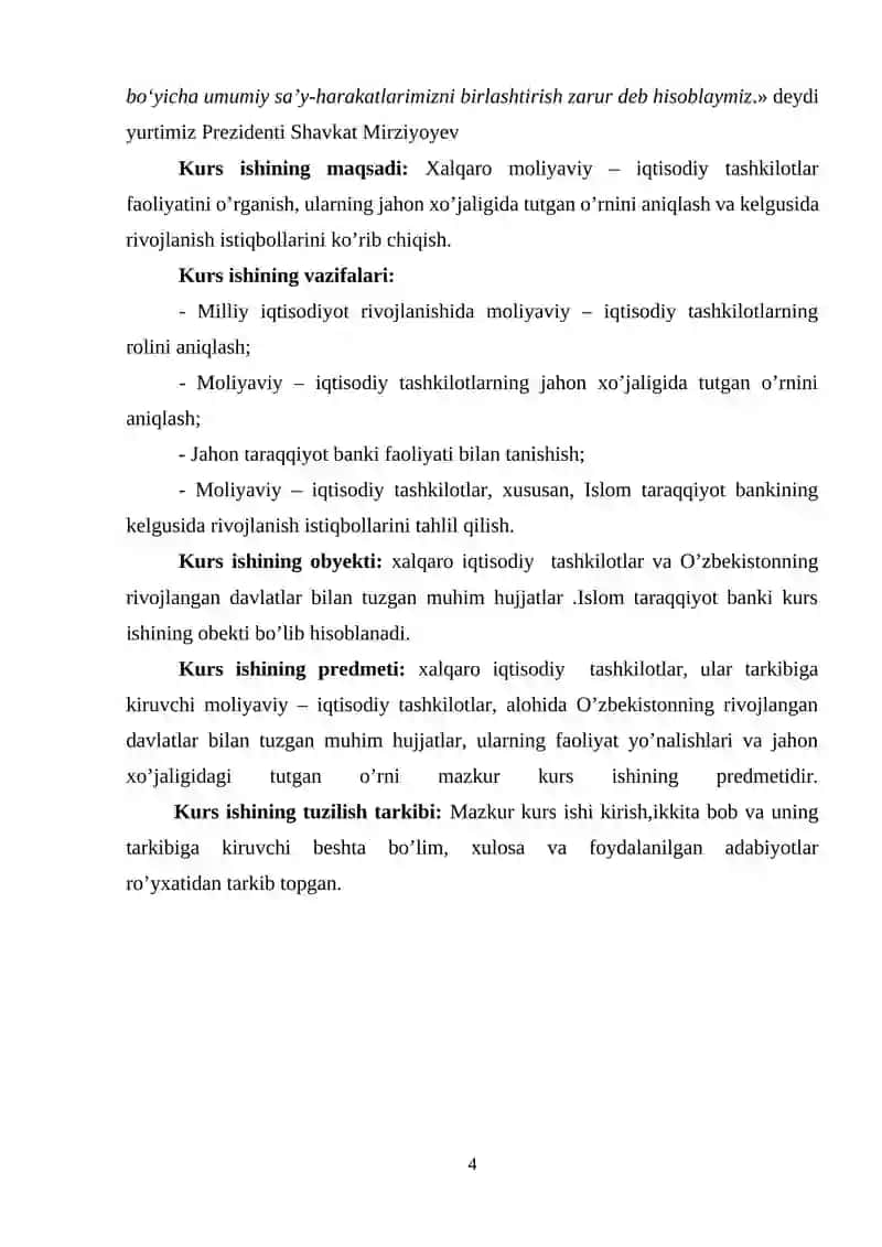 Xalqaro iqtisodiy tashkiyotlar va ularning vazifalari 4