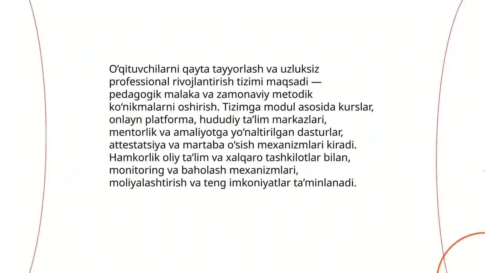 O’zbekiston Respublikasi ta’lim tizimi islohotlari 4