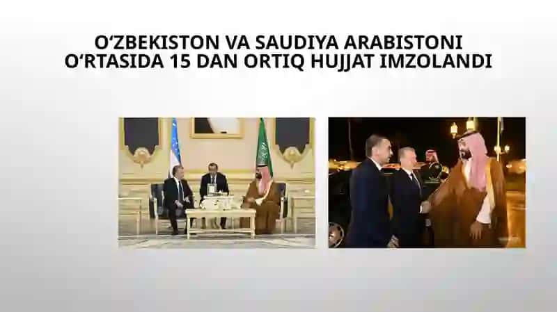 O’zbekiston va Saudiya Arabiston Iqtisodiy aloqalari 4