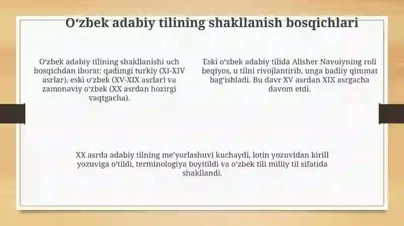O'zbek Milliy Tili haqida adabiy-ma'ruzalar 4