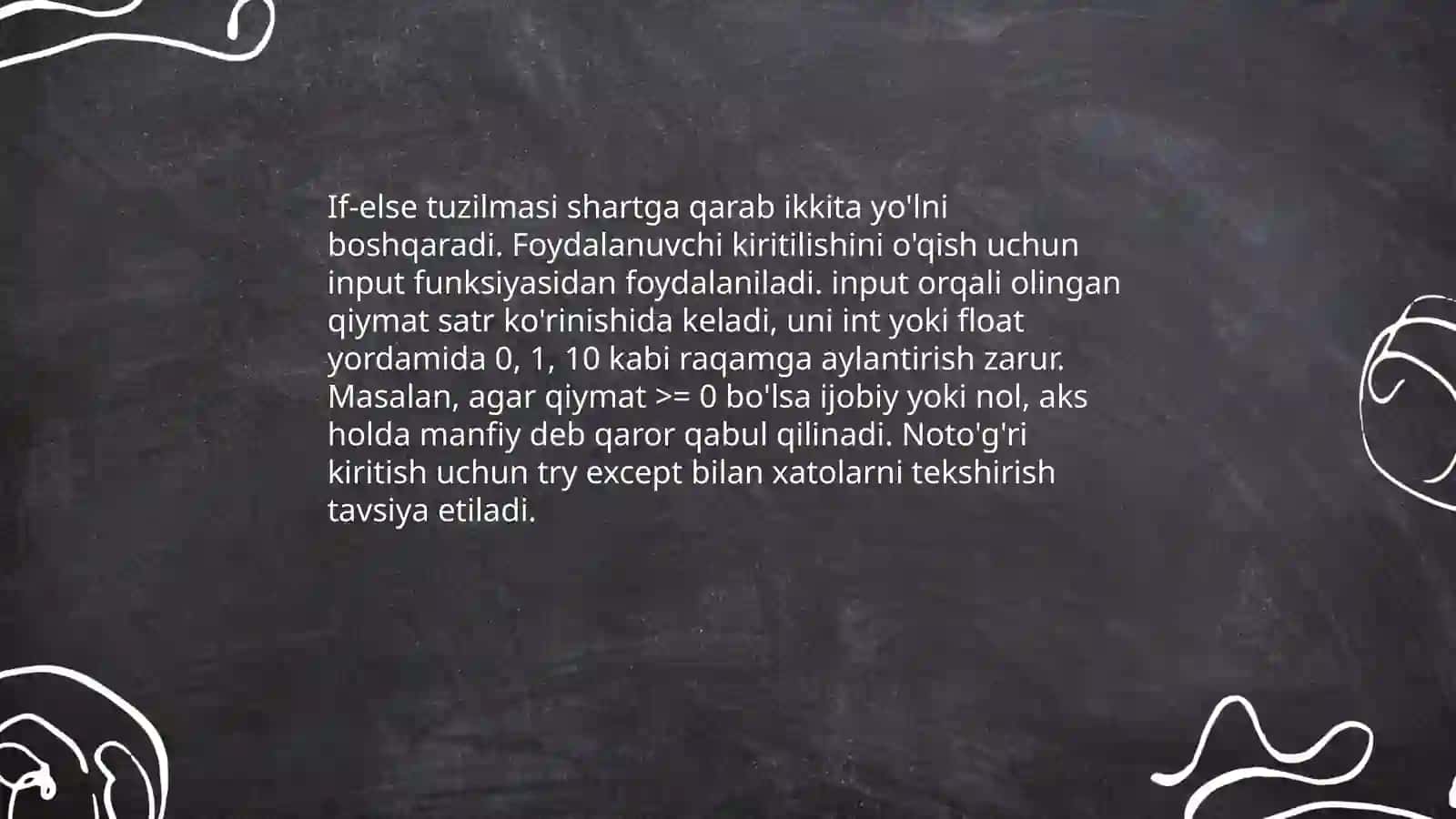 If Conditions and Reading 4