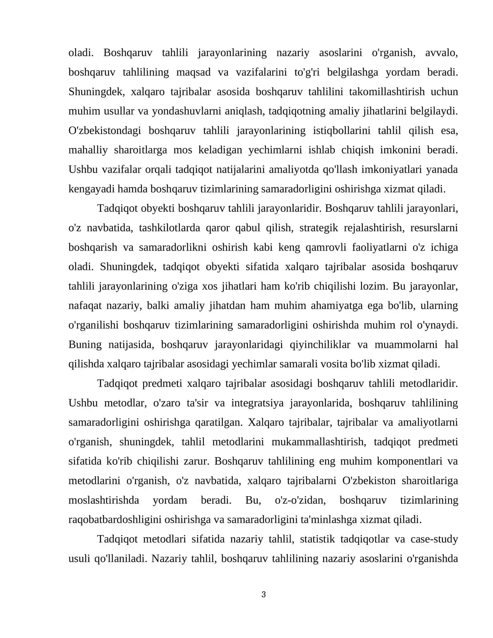 Xalqaro tajriba asosida boshqaruv tahlilini takomillashtirish yo‘llari 4