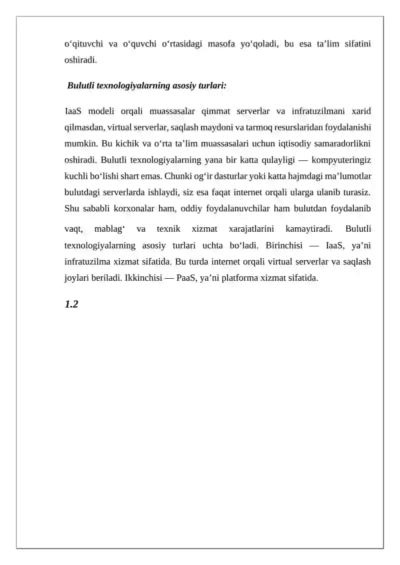 Talim jarayonida bulutli texnologiyalardan foydalani 4