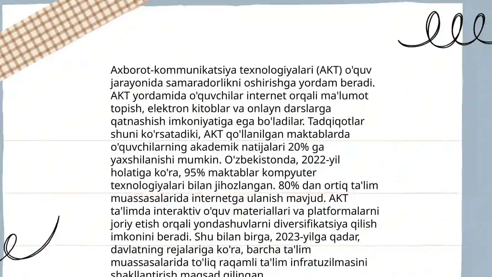 Mutaxasislik fanlarni o'qitishda pedagogik texnologiyalardan foydalanish 4