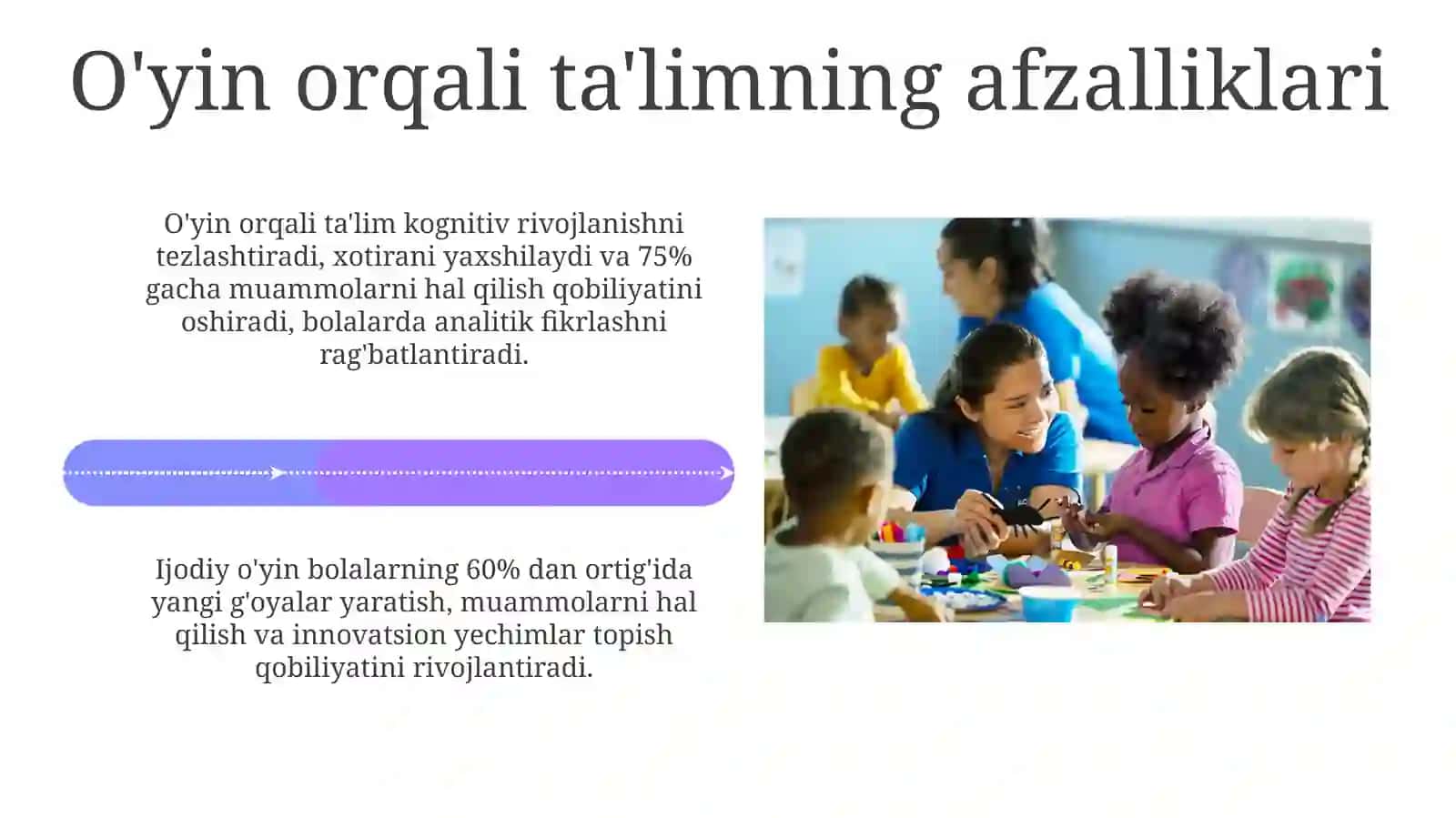 O'yin orqali ta'lim beruvchi eng yaxshi tarbiyachining roli 4