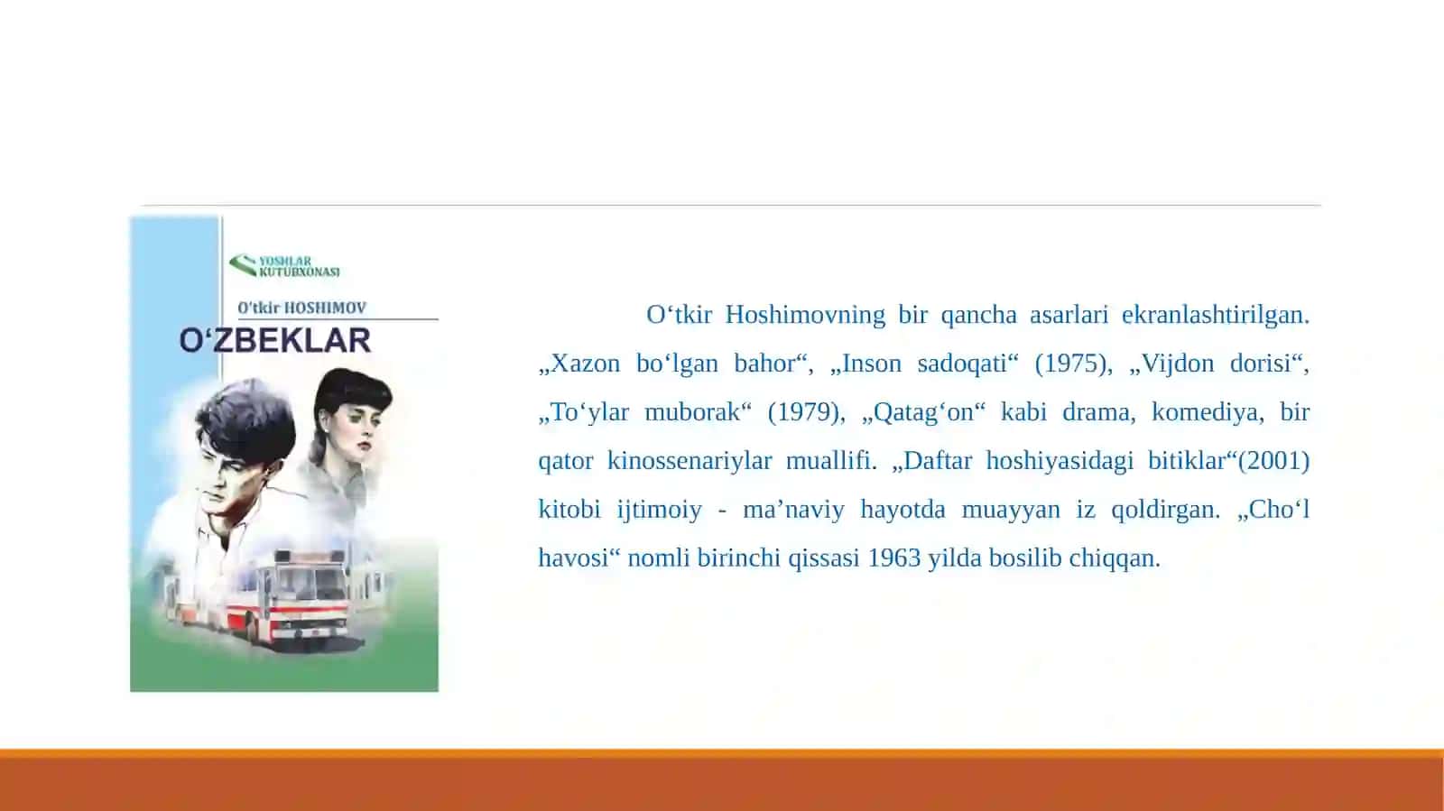 Dars Ishlanmasi O‘tkir Hoshimov mavzusida 4
