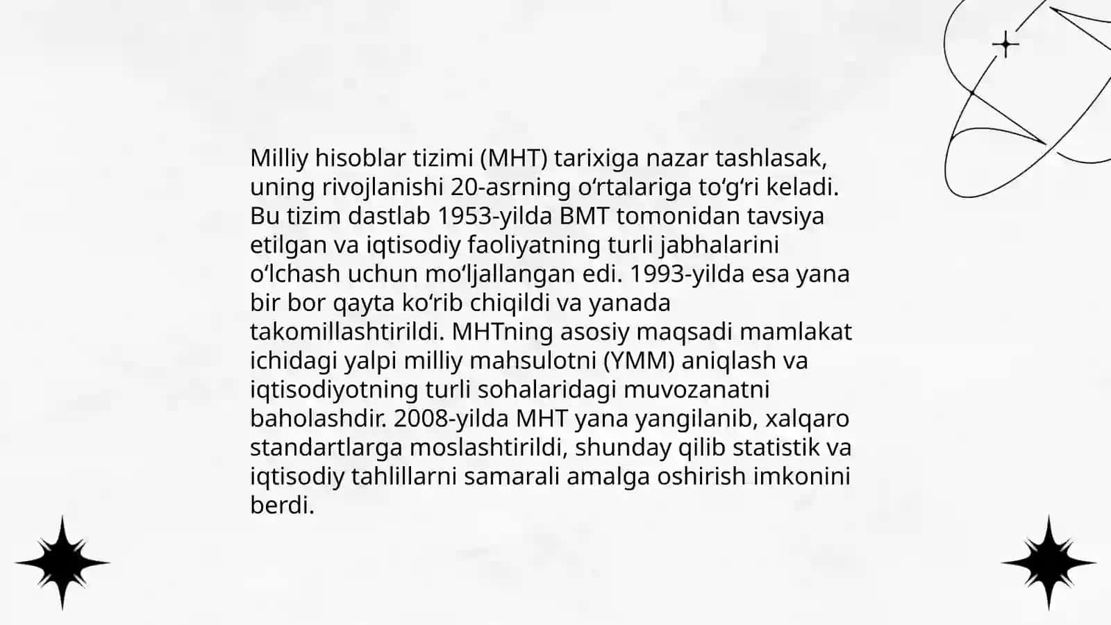 Yalpi ichki mahsulot-milliy hisoblar tizimining markaziy koʻrsatkichi 4