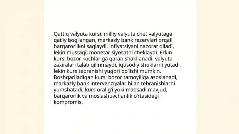 Xalqaro valyuta munosabatlari, to‘lov balansi va uning taqchilligi 4