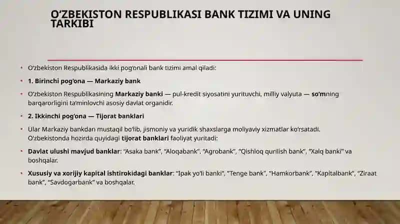 Banklarning kelib chiqishi va bank tizimi 4