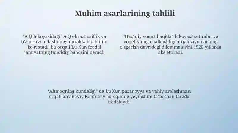 Lu Sinning hayoti va adabiy merosi 4