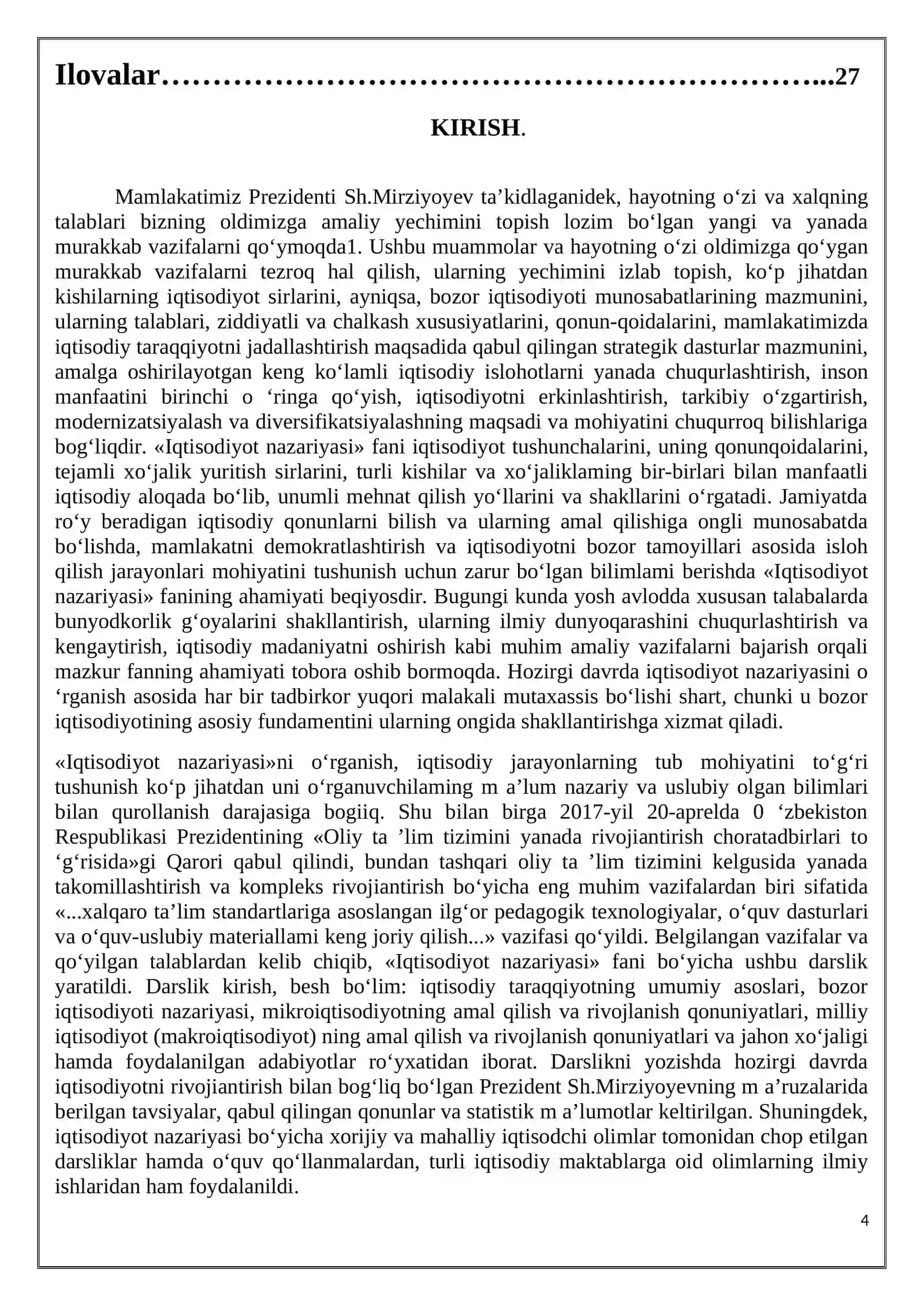 Iqtisodiy muvozanatlikning mohiyati va unga erishish yo’llari 4