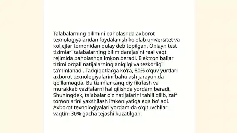 Ichlab chiqarish taʼlimi ustasi Yuldasheva Oʼringul Kazakbaevna 4