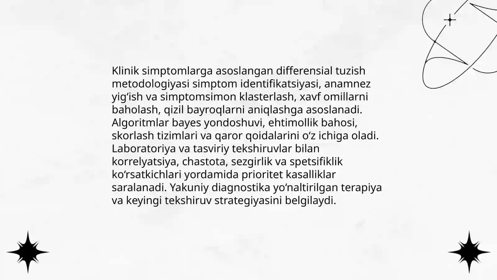 Tibbiy biologik mazmundagi diffensial tuzish va yechish 4