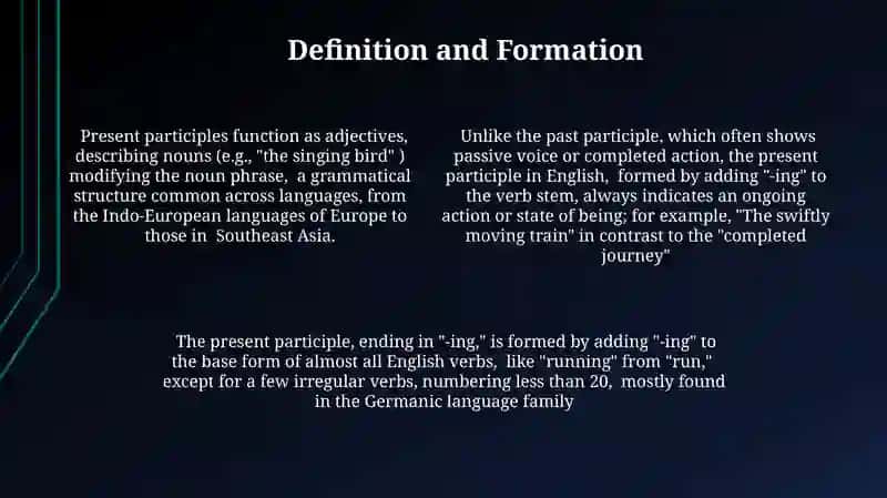 Participle I 4
