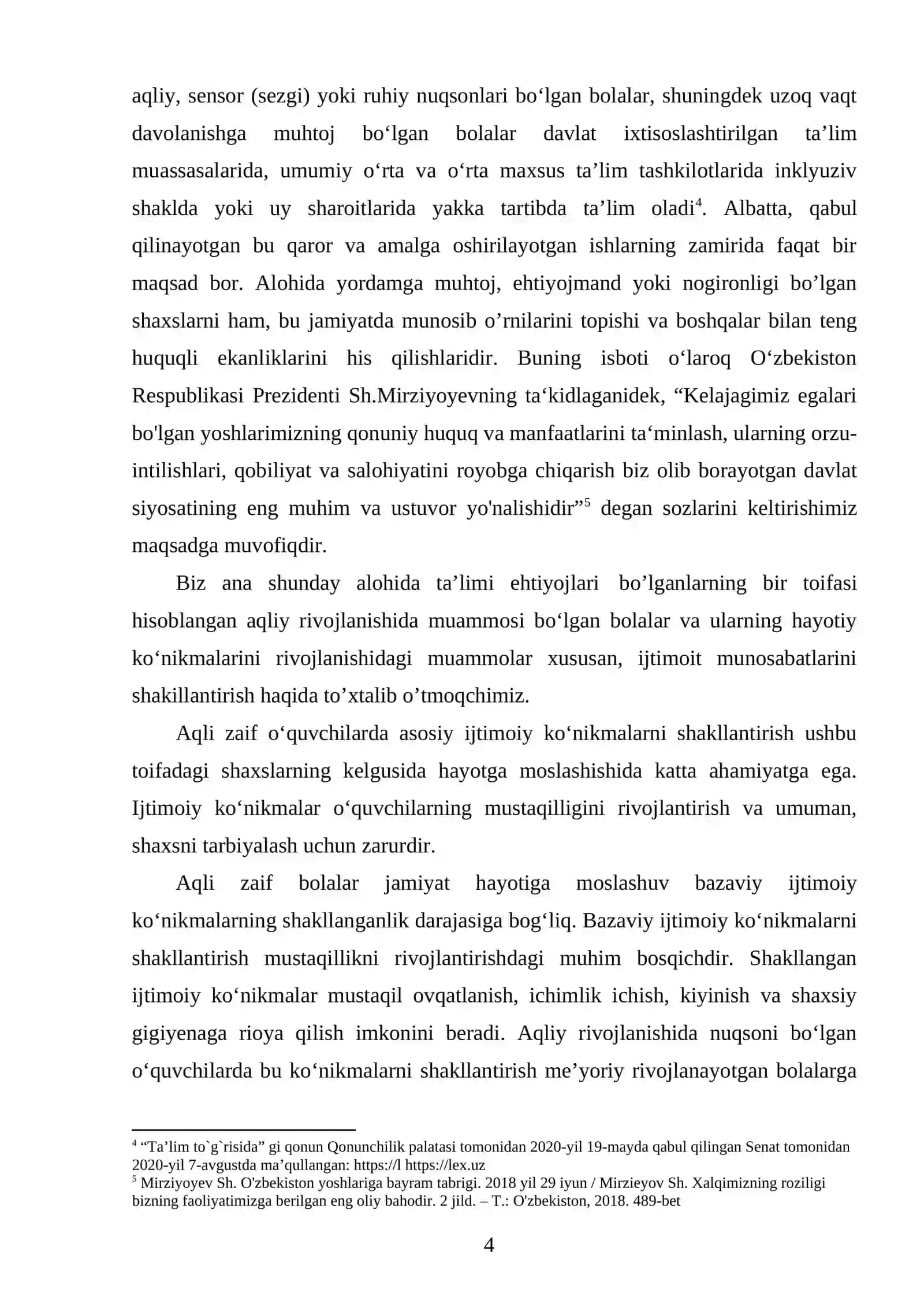 Aqli zaif o’quvchilarda kundalik hayotiy ko’nikmalarni shakllantirish texnologiyalari 4