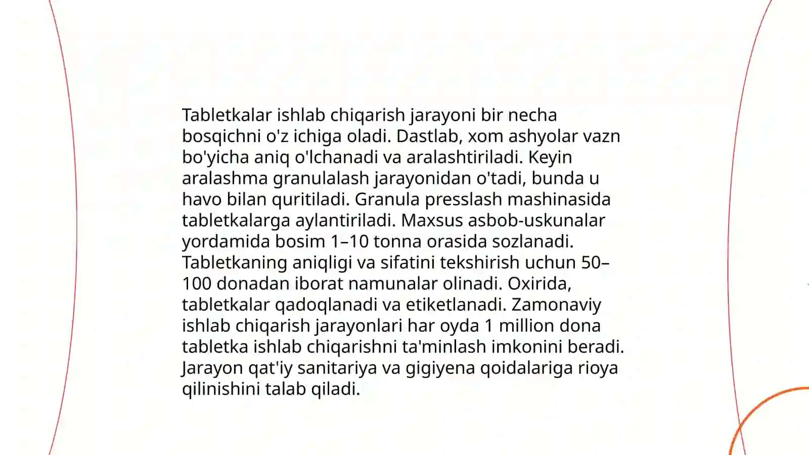 Sanoat miqyosida ishlab chiqariladigan qattiq dori shakllari 4