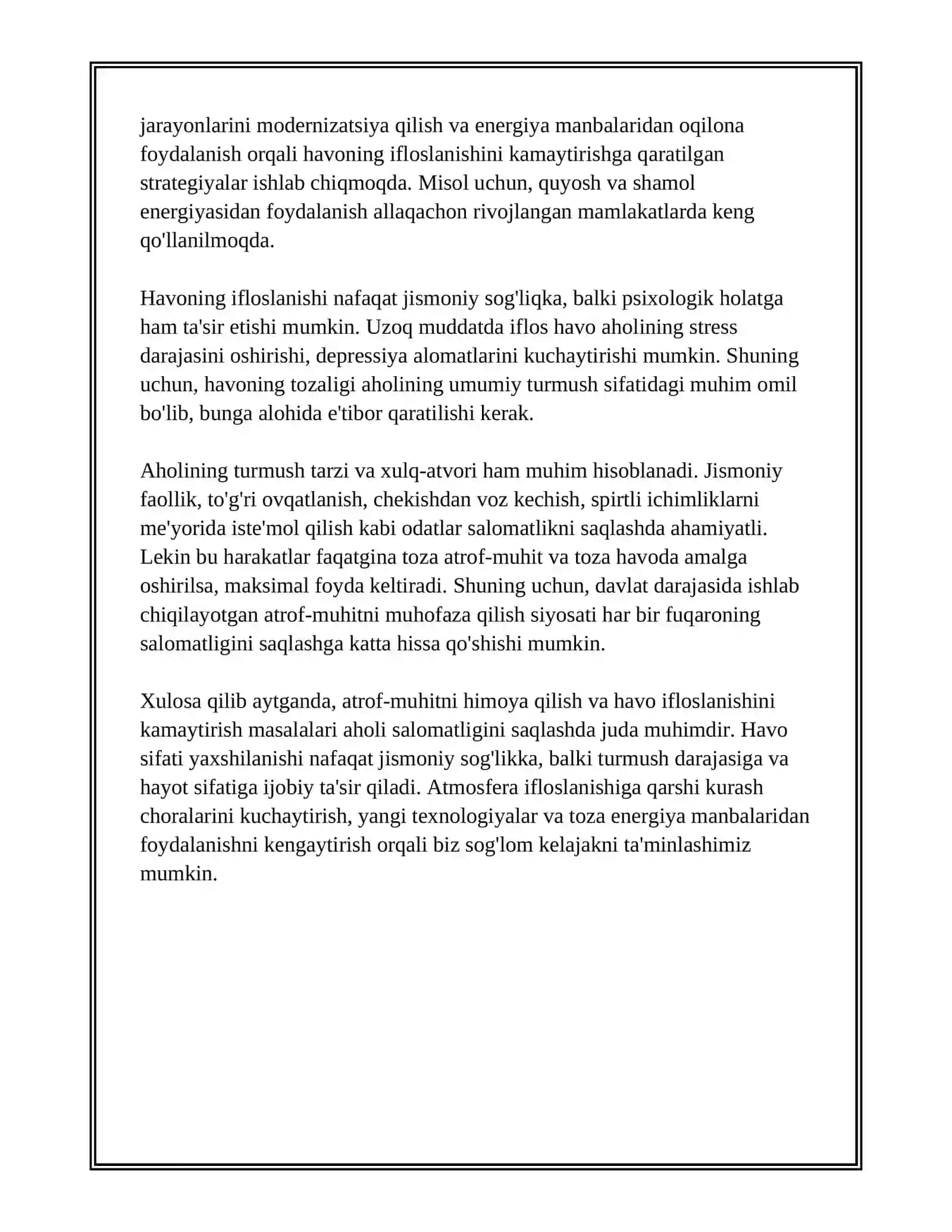AHOLI SALOMATLIGIGA TA'SIR ETUVCHI OMILLAR 4