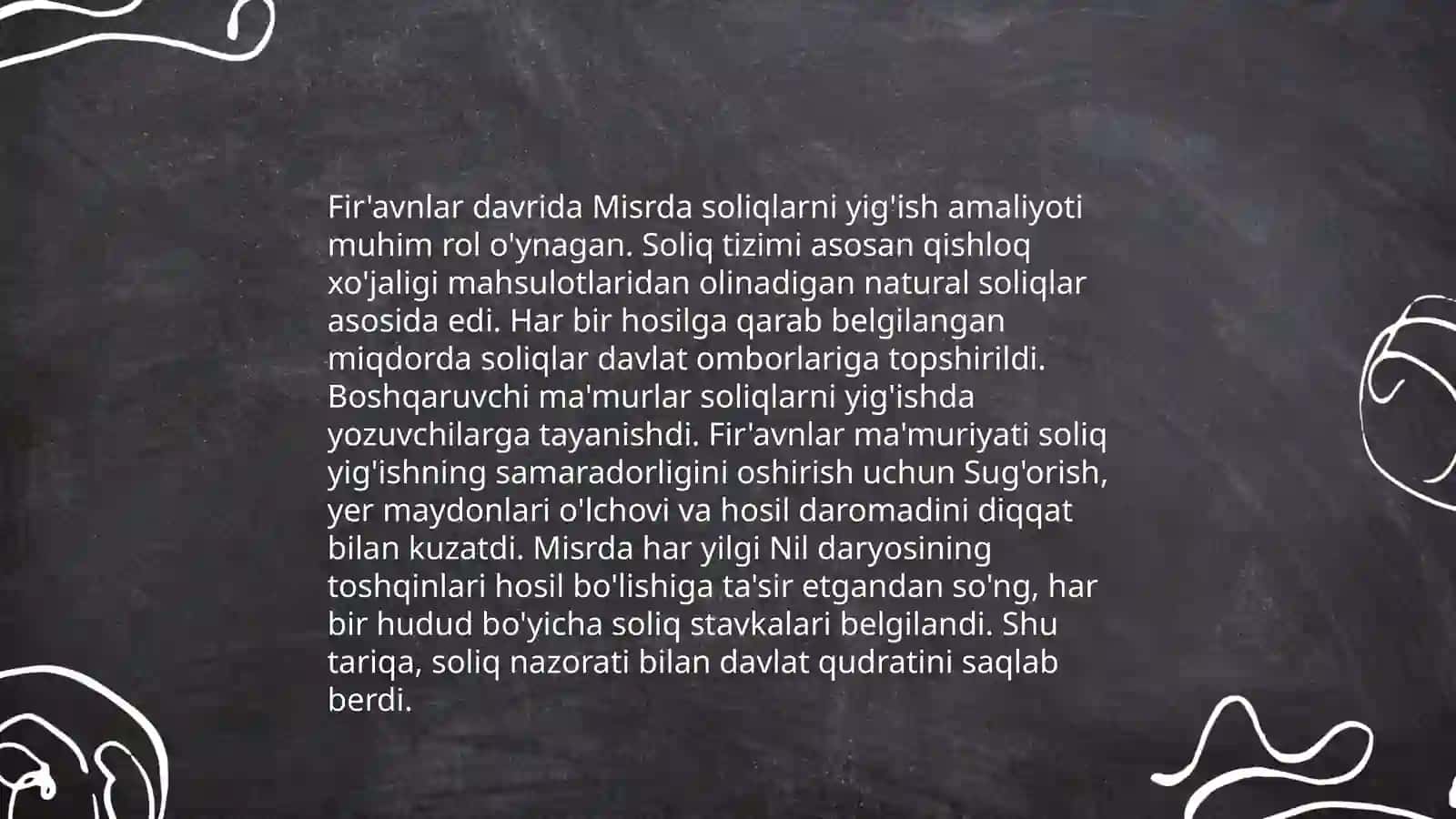 Qadimgi Misirdagi birinchi iqtisodiy g'oyalar 4