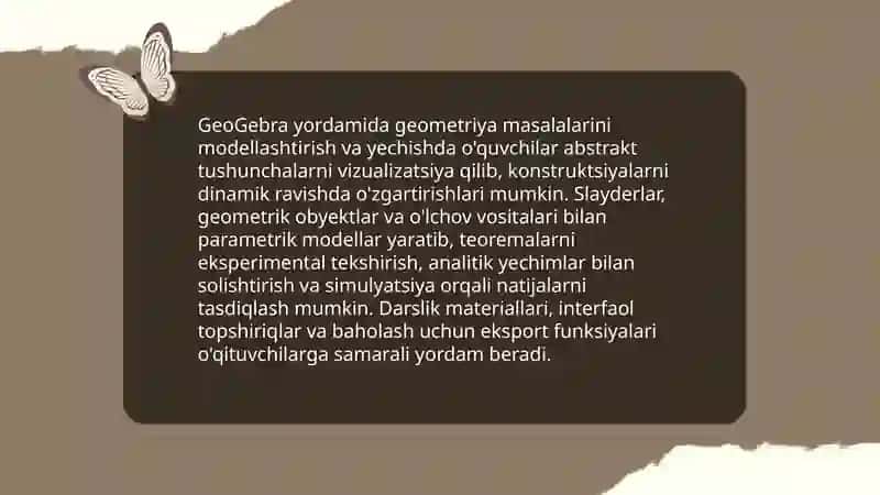 Geometrik masalalarni yechishda axborot texnologiyalari 4
