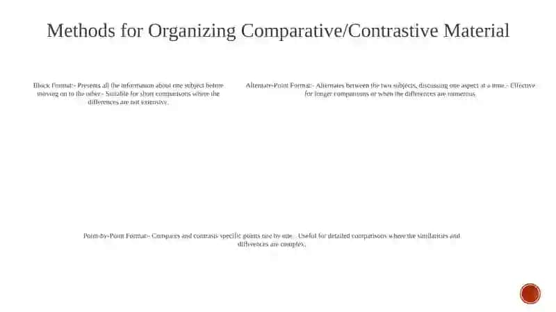 Comparison And Contrast Paragraphs 4