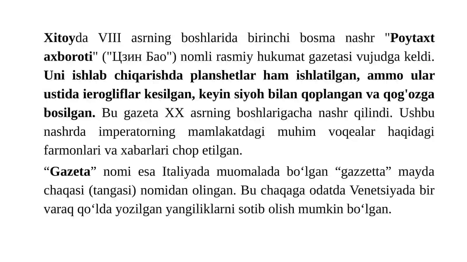Insoniyat hayotidagi ilm-bosma nashrlar 4