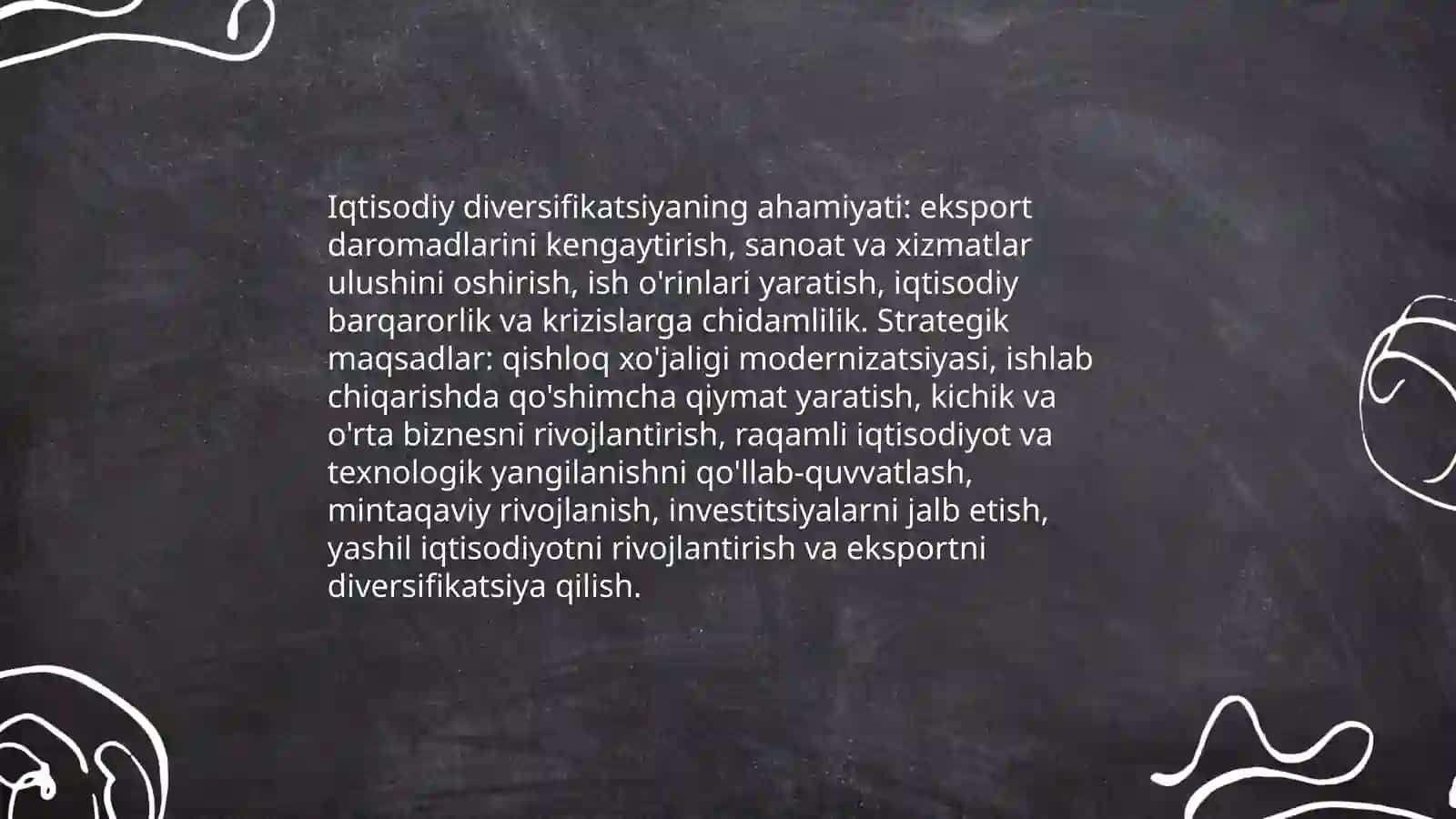 Oʻzbekistonda iqtisodiy diversifikatsiya 4